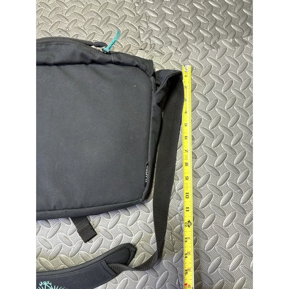 Osprey Flap Jill Messenger Bag Black Teal 13